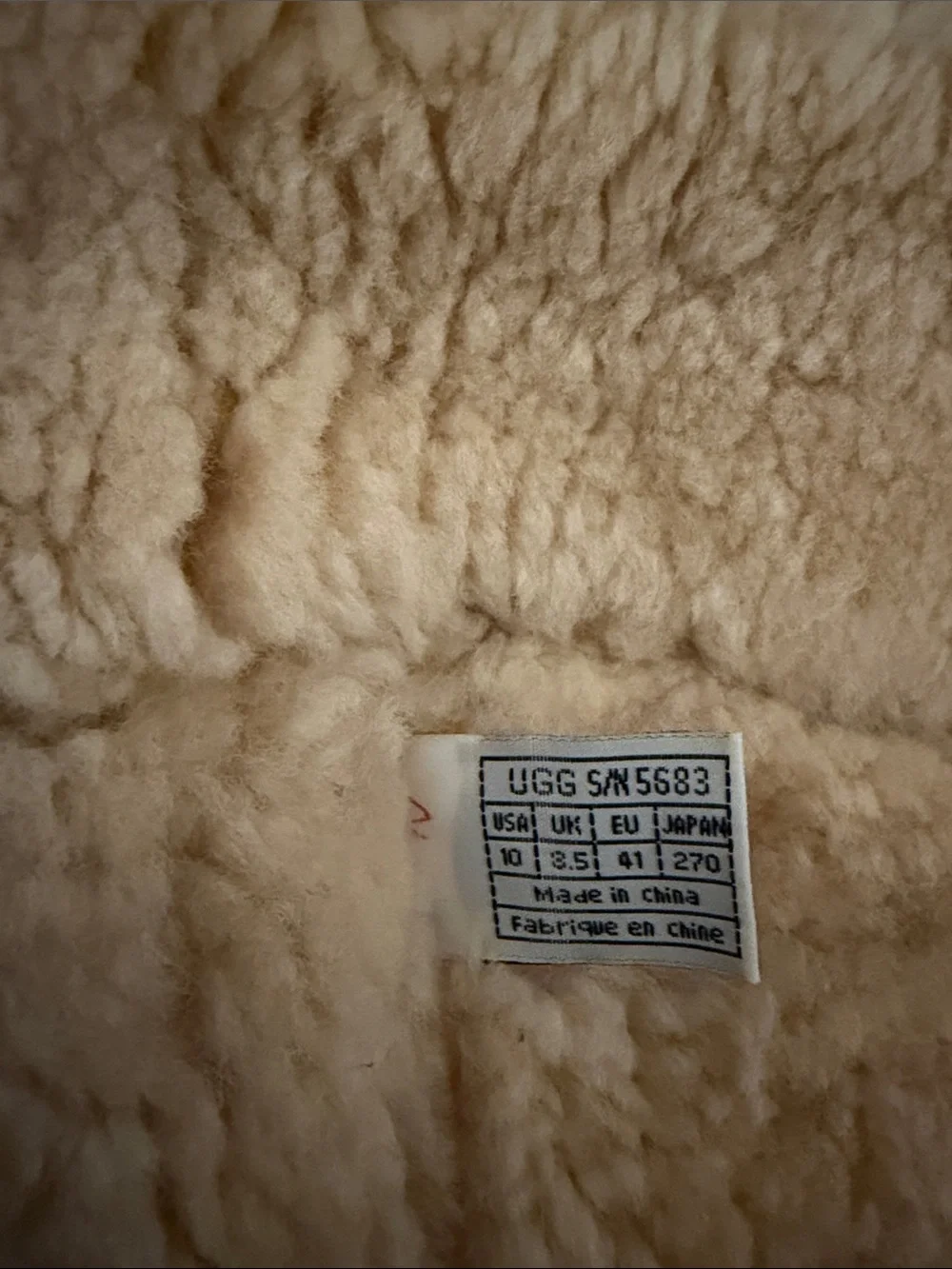UGG Gray Suede Shearling Mid-Calf Winter Boots